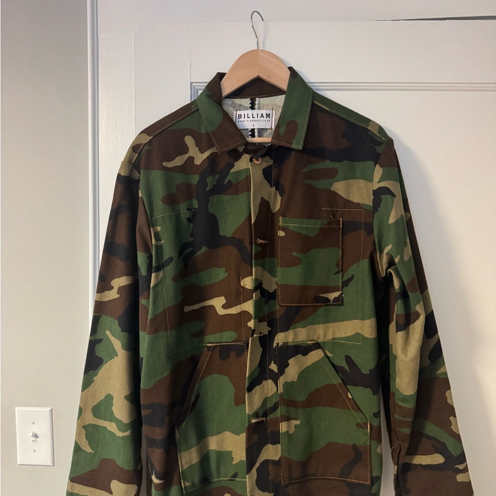 Billam Mens Camouflage James Dant Collaboration Anniversay Jacket